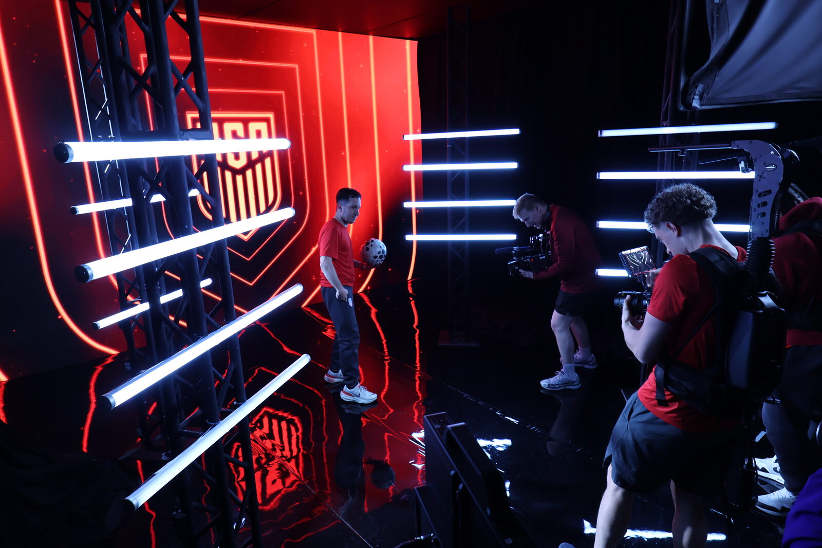 Form Studios mobile LED wall deployed on location