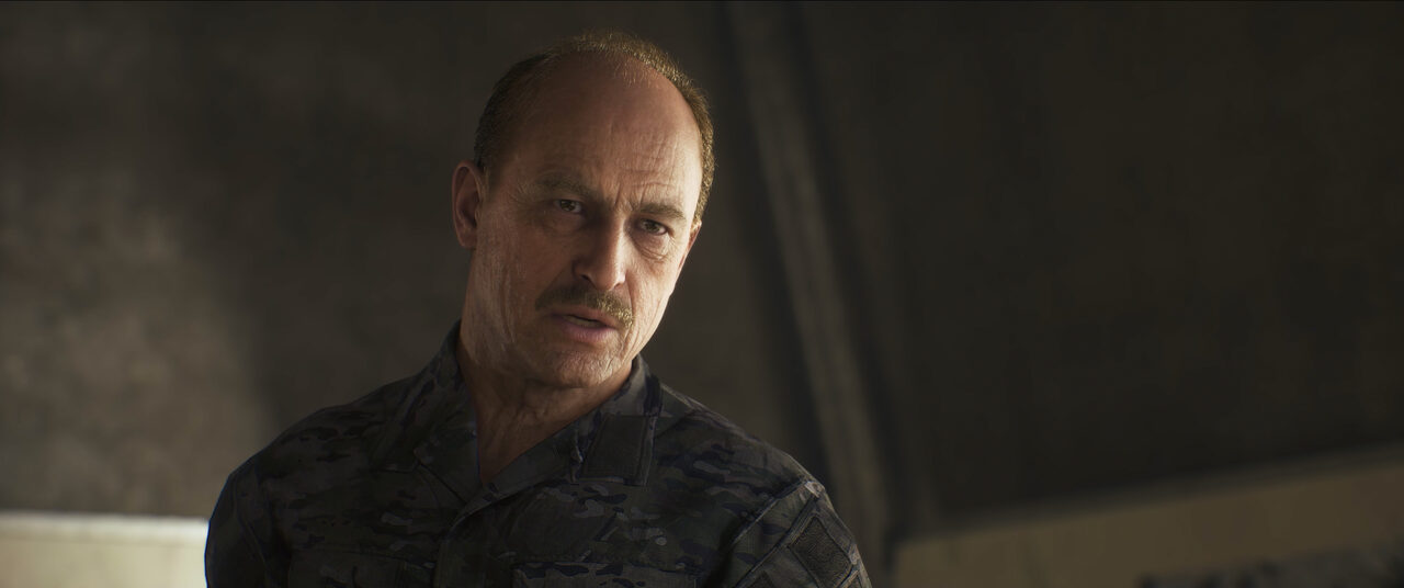 Battlefield commanding officer character rendering